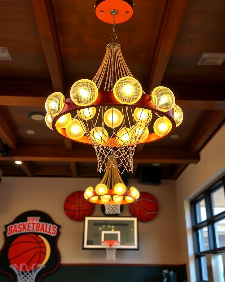 Hoop Inspired Chandelier