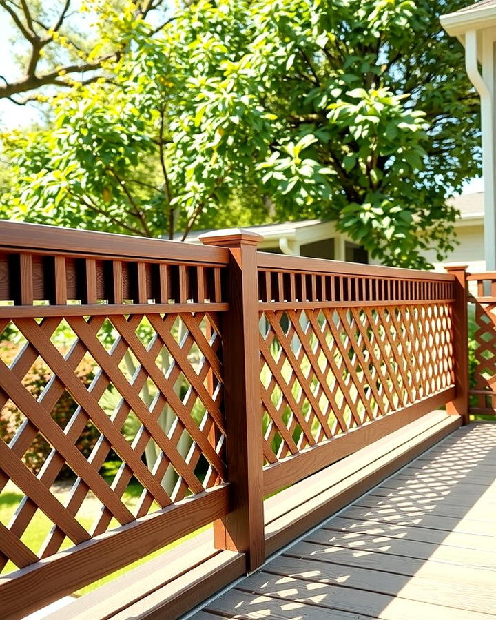 Horizontal Lattice Railing