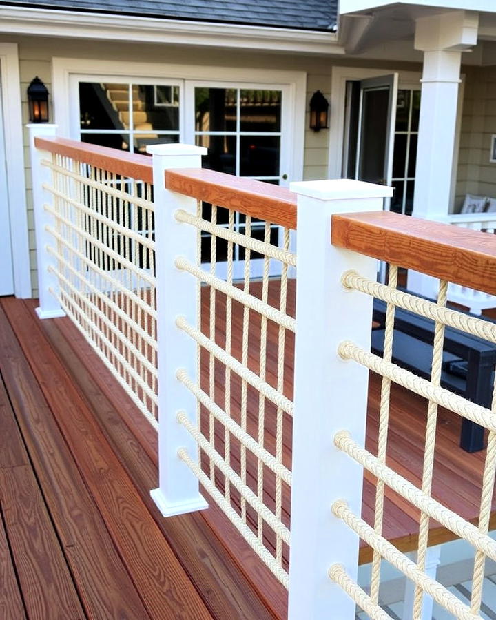 Horizontal Rope Deck Railing