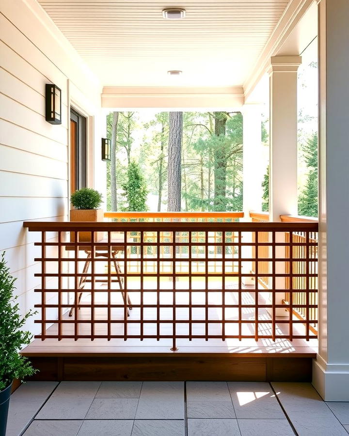 Horizontal Slat Railings