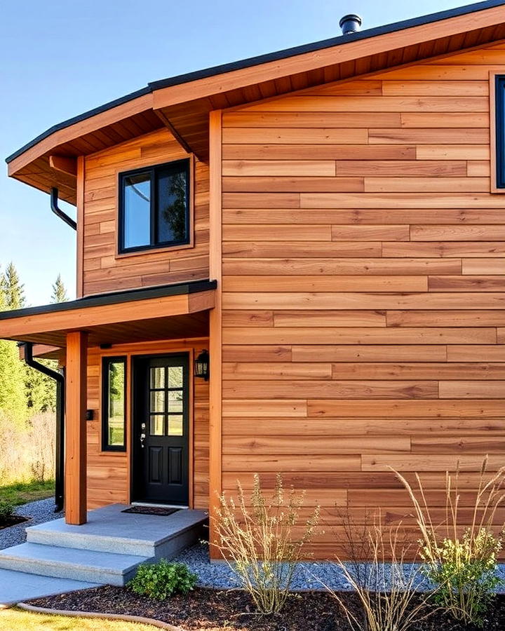 Horizontal Wood Siding House Exterior