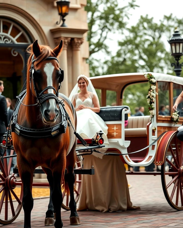 Horse Drawn Carriage Arrival