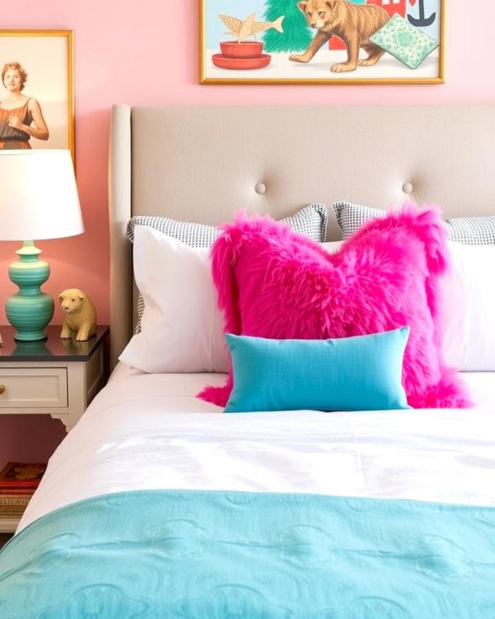 Hot Pink Throw Pillows