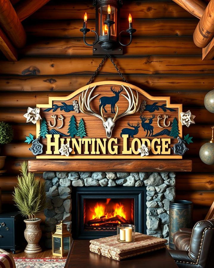 Hunting Lodge Sign