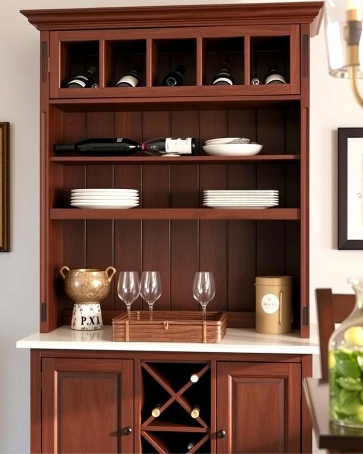 Hutch with Wine Storage