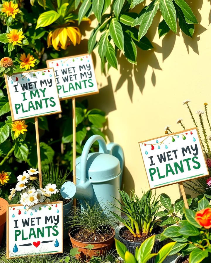 I Wet My Plants