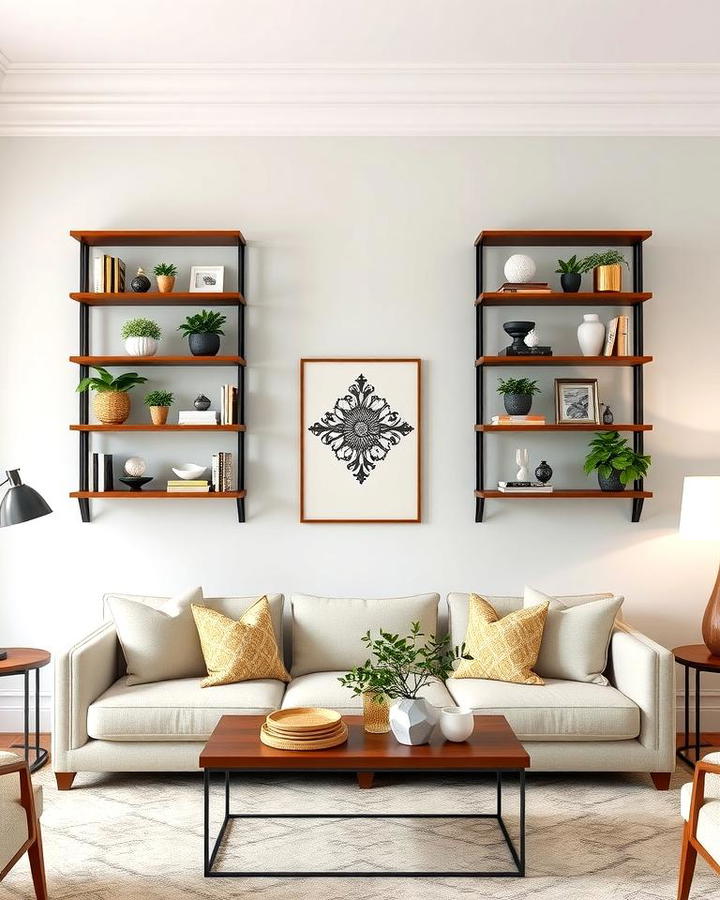 Identical Wall Shelves