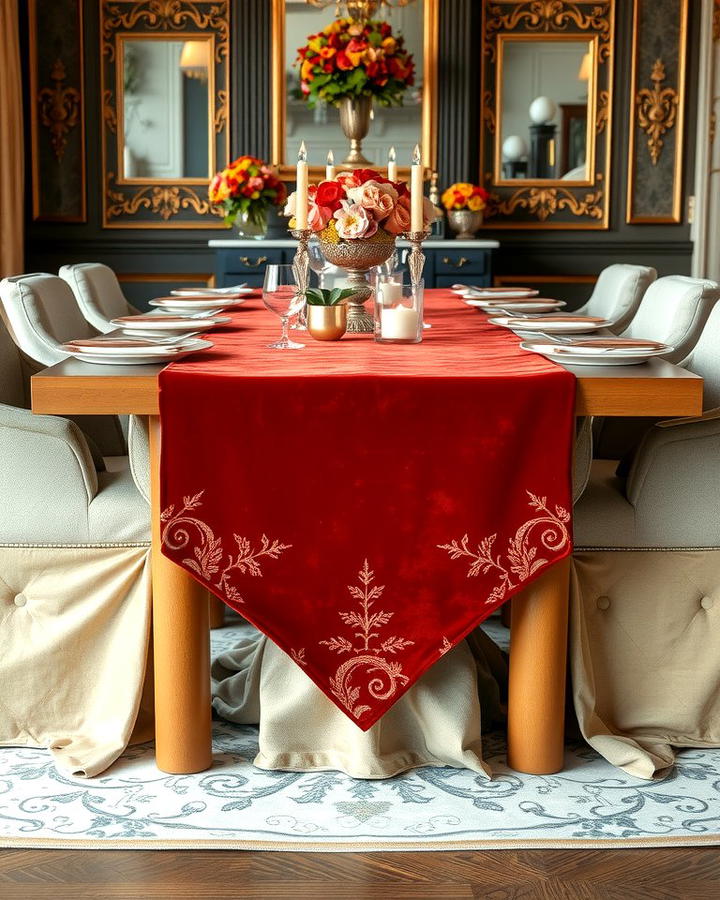 Incorporate Velvet Table Runners