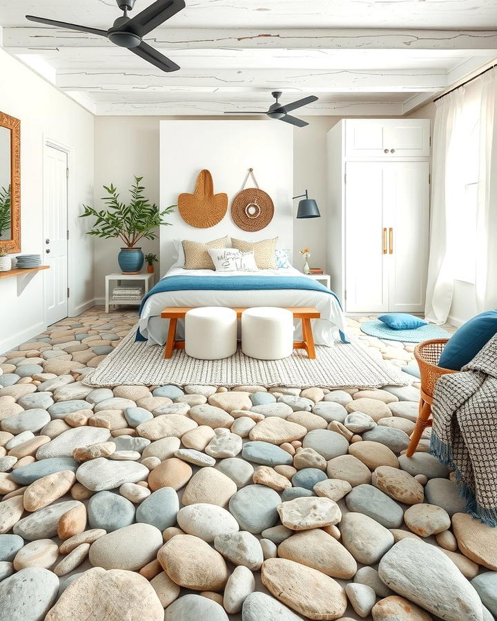 Incorporating Pebble Flooring