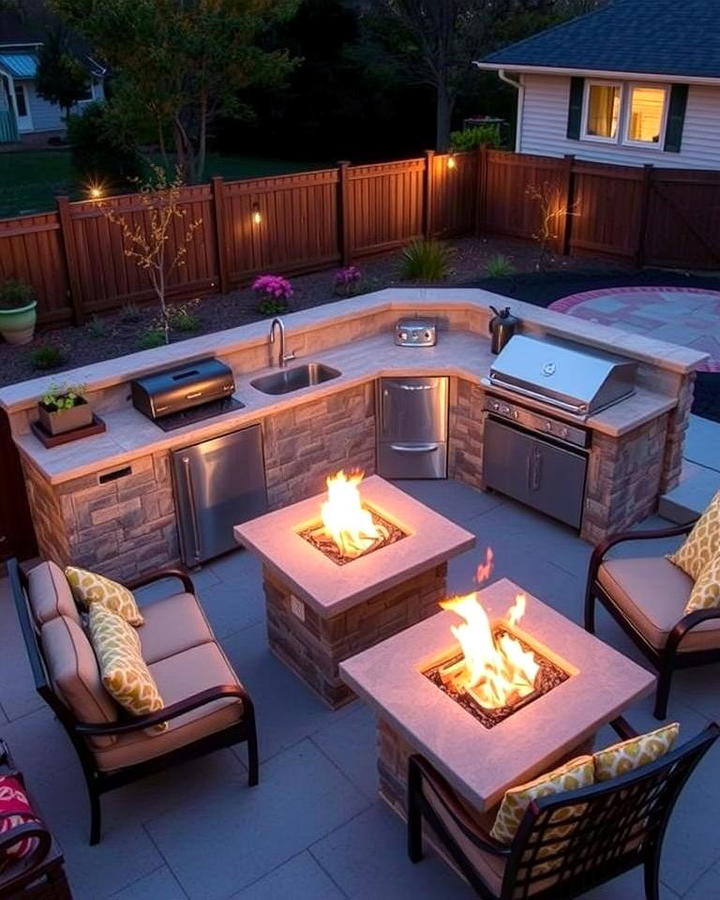 Incorporating a Fire Pit for Warmth