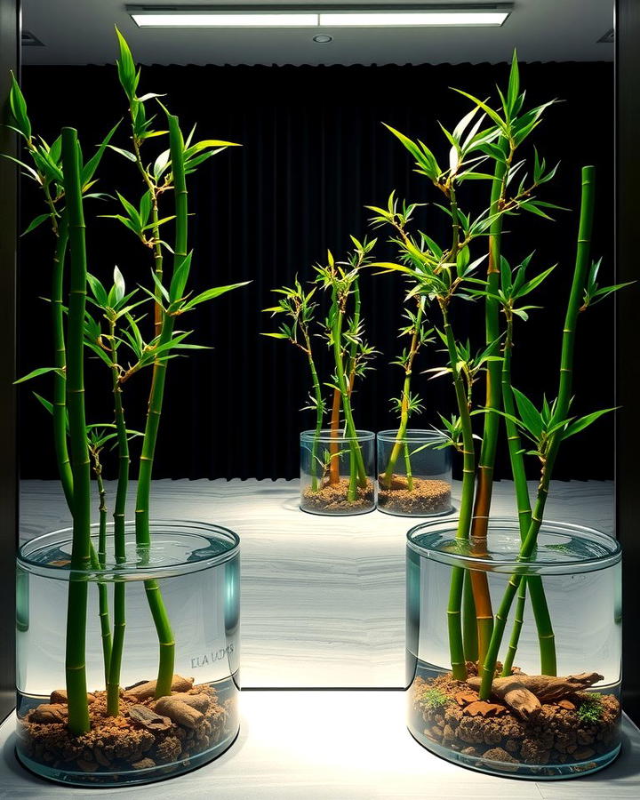 Indoor Bamboo Garden for Good Luck