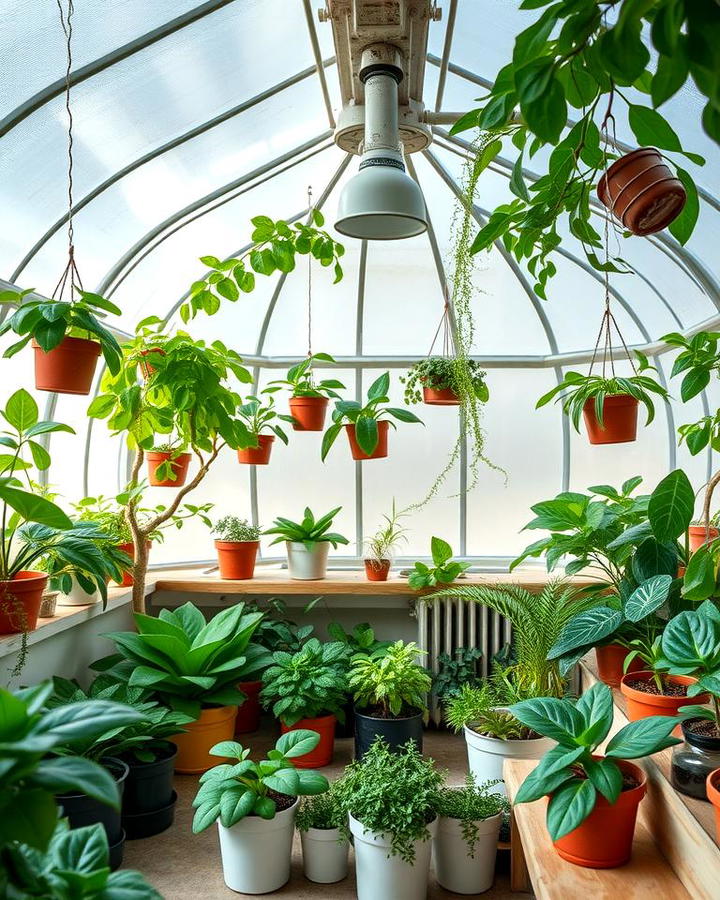 Indoor Greenhouse Room