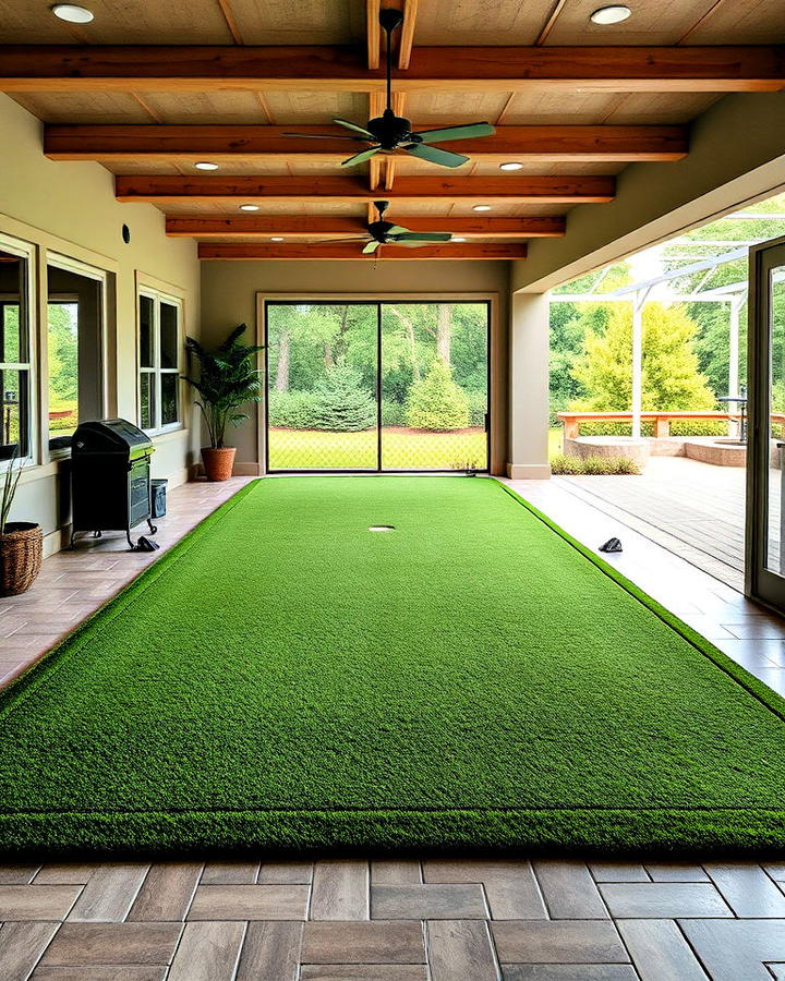 Indoor Outdoor Putting Green Combo