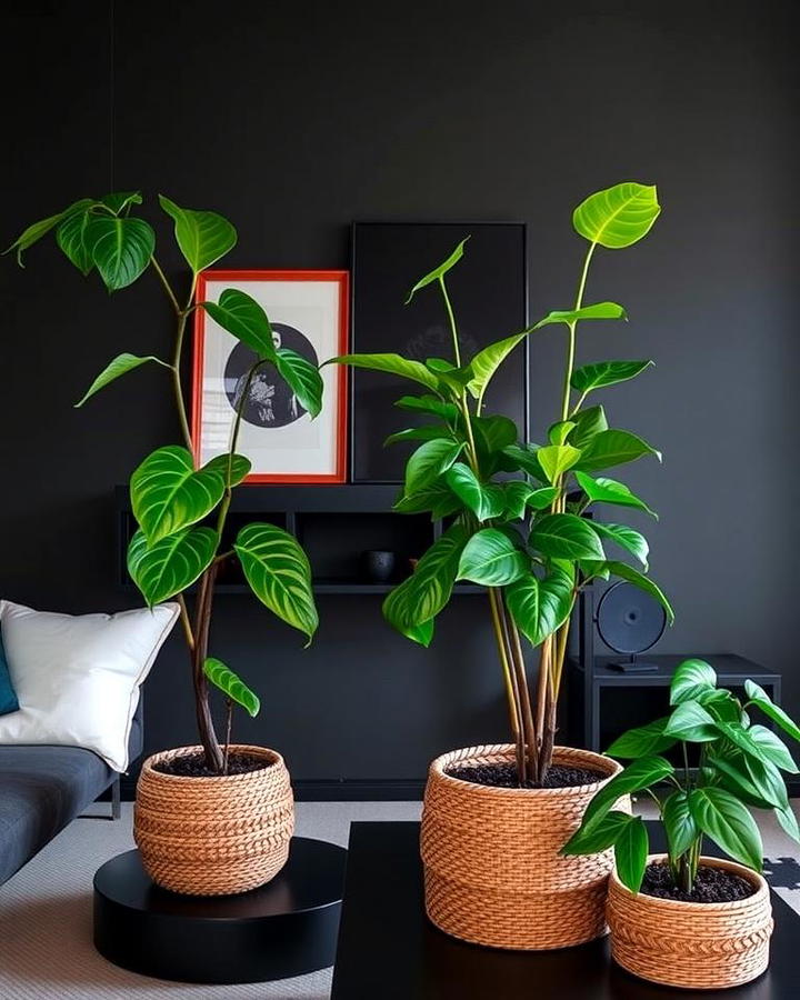 Indoor Plants for Natural Contrast