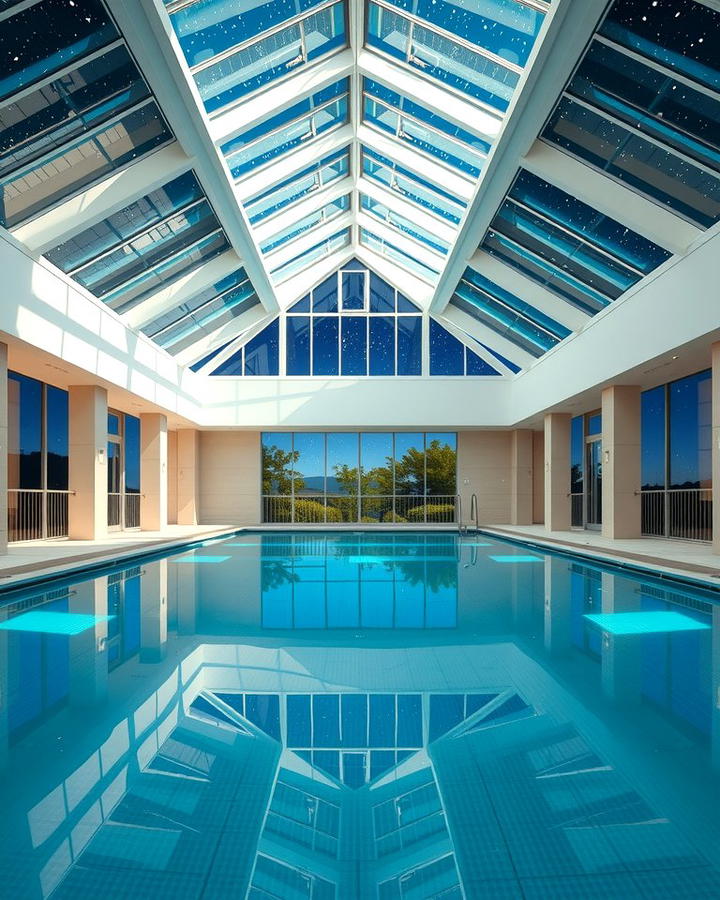 Indoor Pool with Skylights 2