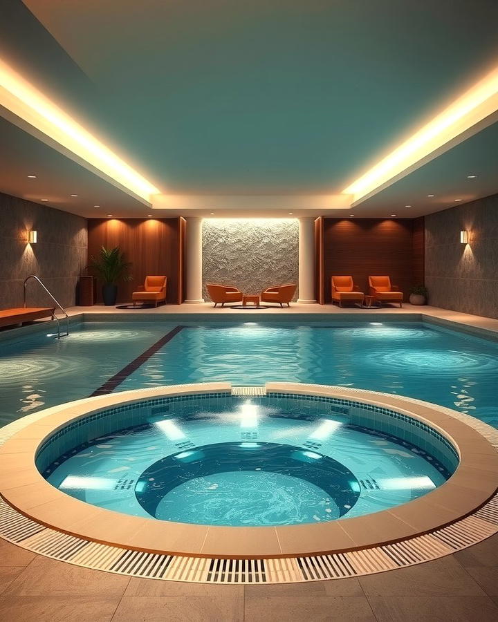 Indoor Pool with a Spa Zone