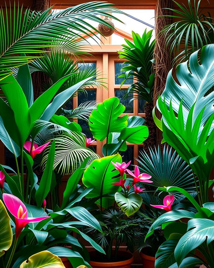 Indoor Tropical Garden for Exotic Flair