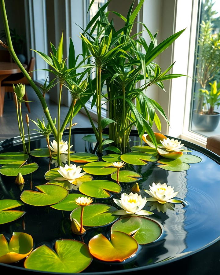 Indoor Water Gardens for a Zen Atmosphere