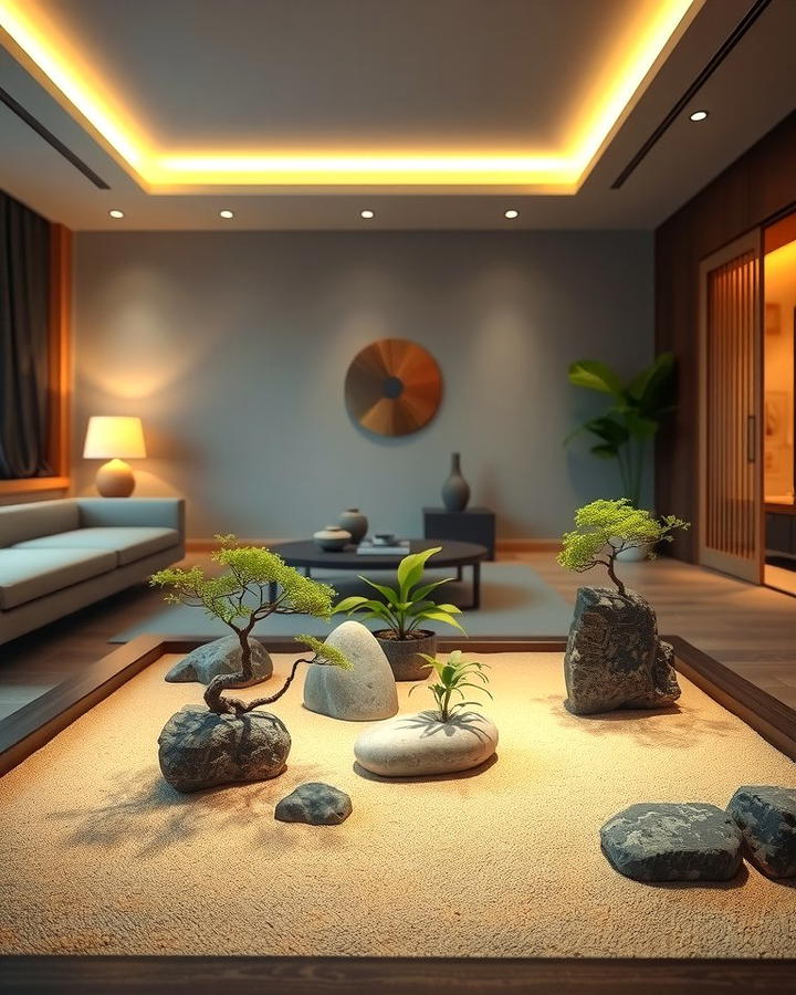 Indoor Zen Garden for a Natural Touch