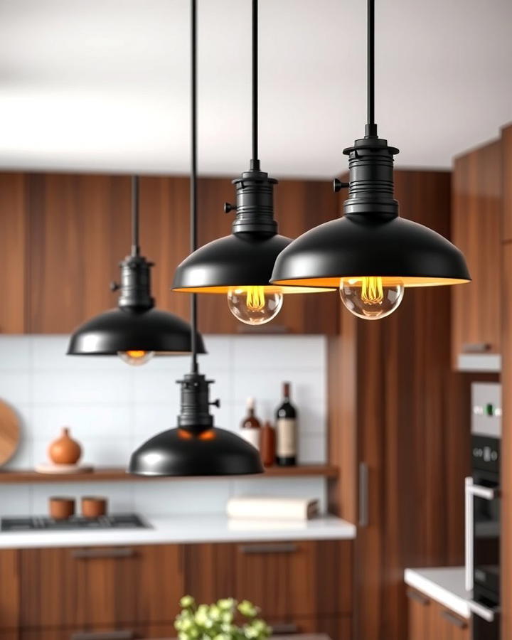 Industrial Black Pendant Lights