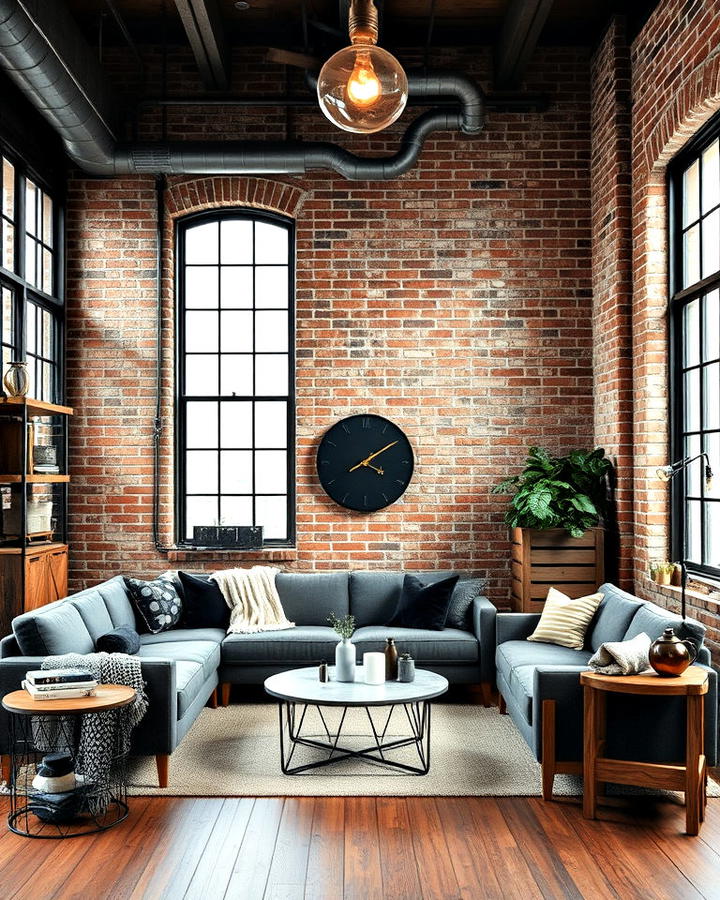 Industrial Chic Aesthetic Room