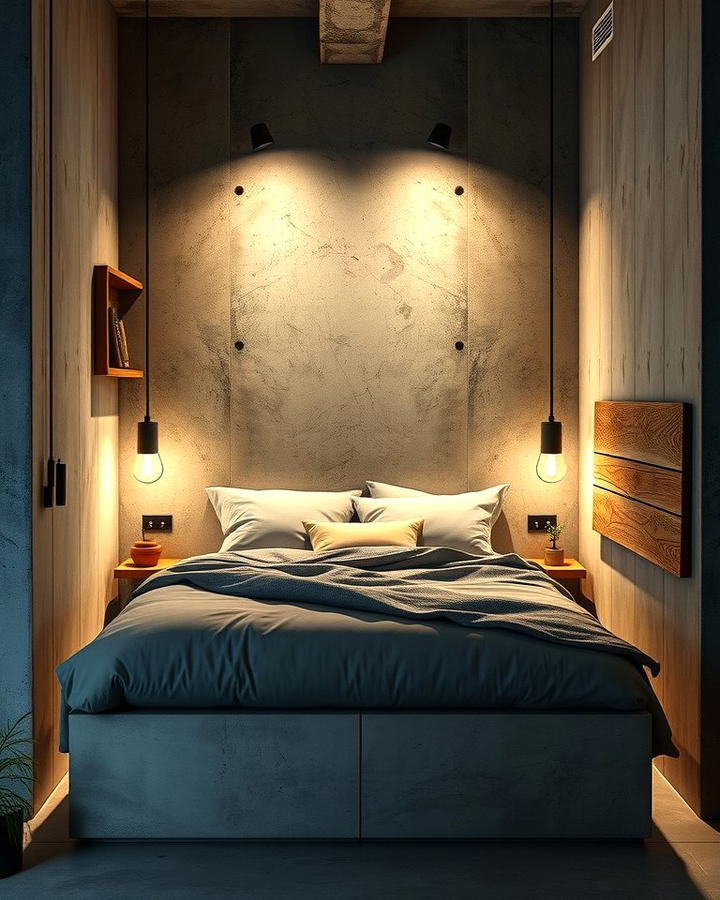 Industrial Chic Bed Nook