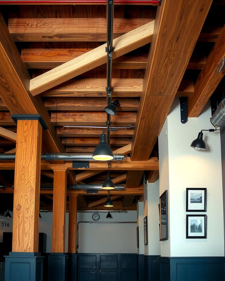 Industrial Chic with Exposed Beams