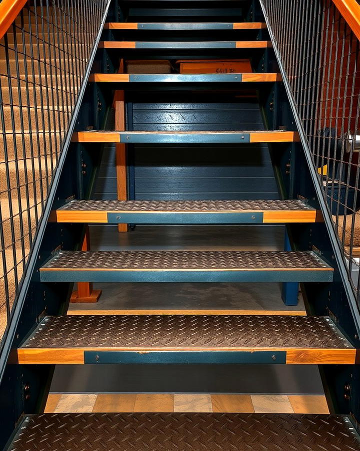 Industrial Metal Stairs for an Urban Look