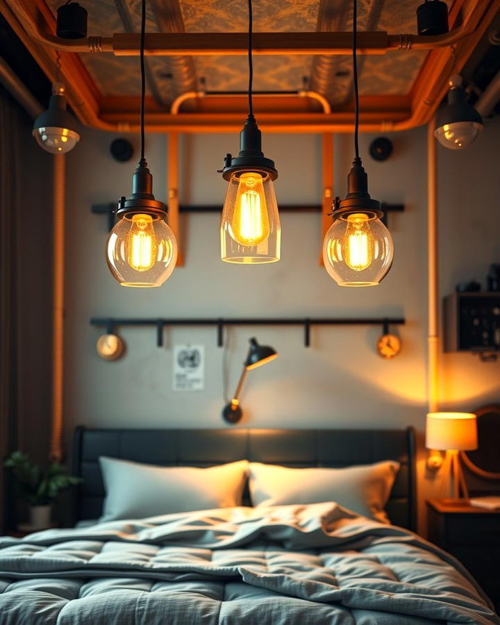 Industrial Pendant Lights for Ambient Glow