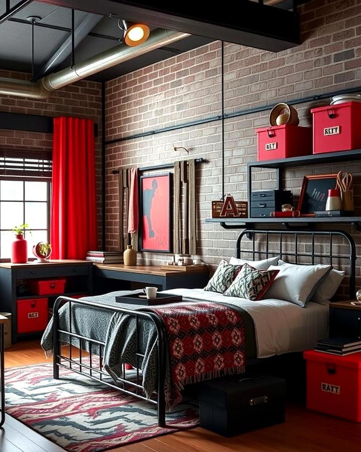 Industrial Red and Black Theme