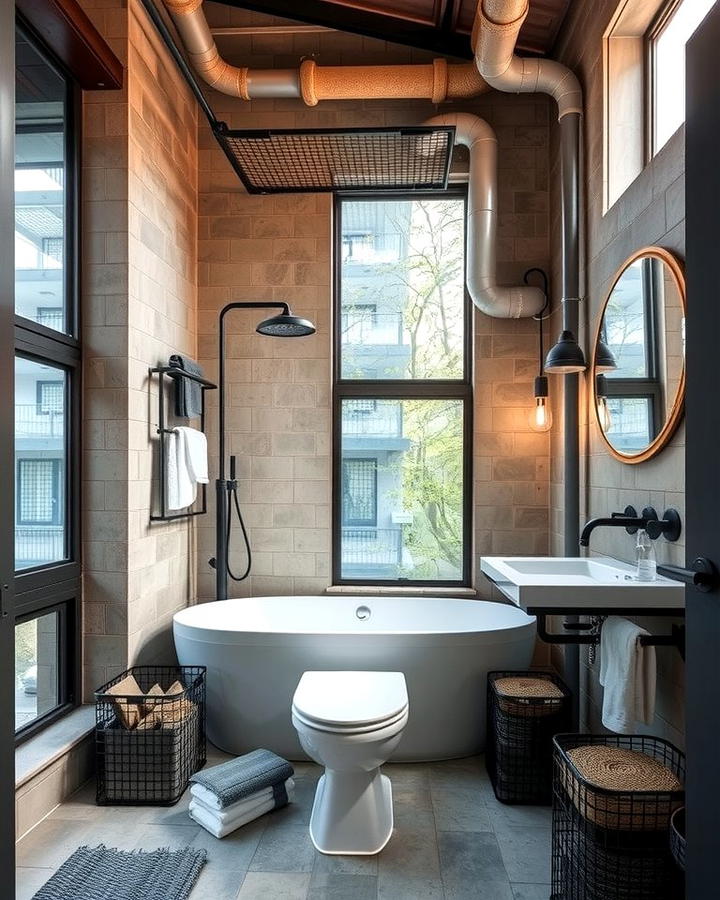 Industrial Style Bathroom