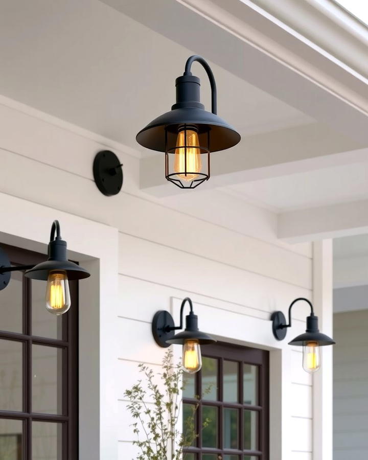 Industrial Style Black Light Fixtures