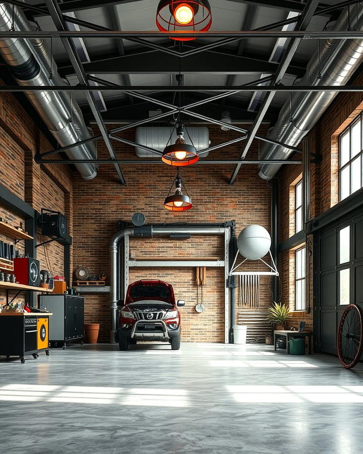 Industrial Style Garage