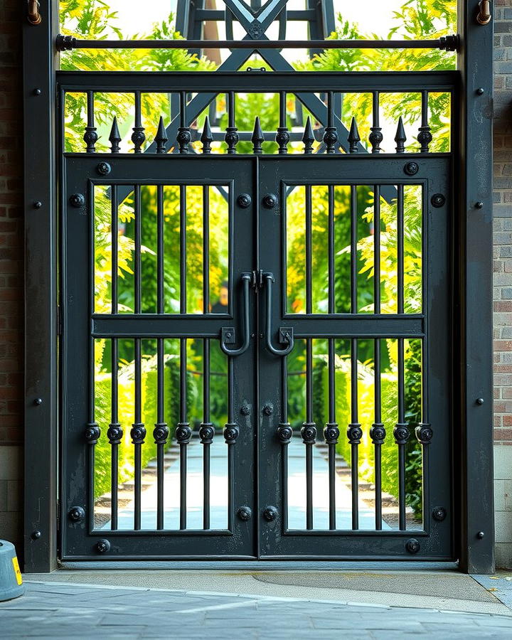 Industrial Style Metal Gate