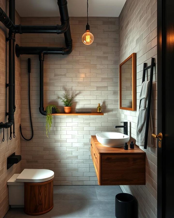 Industrial Style with Black and Brown