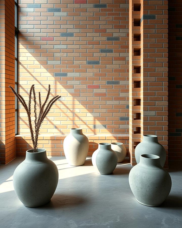 Industrial Style with Concrete Vases