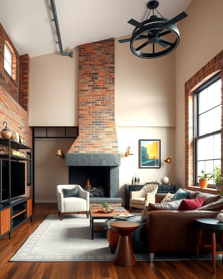 Industrial Style with Warm Neutrals