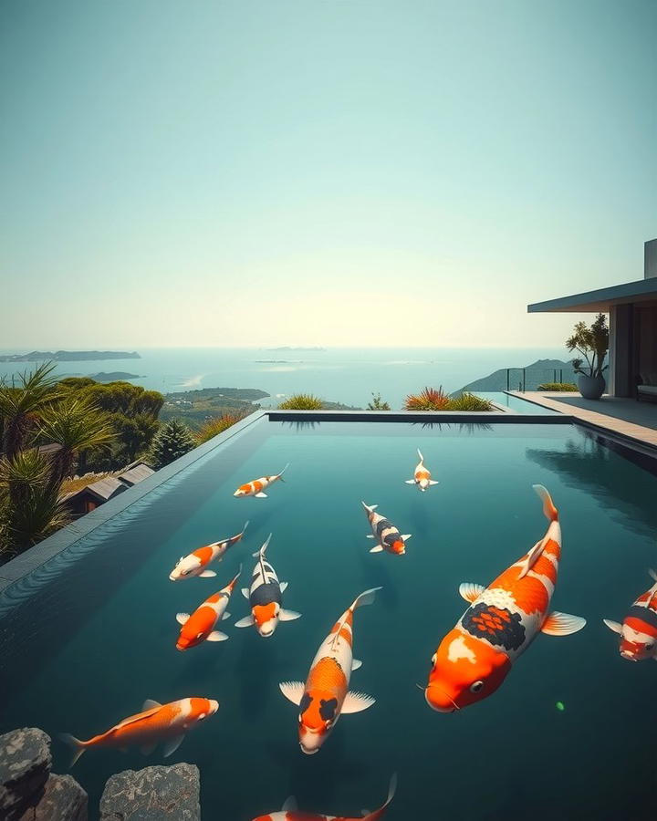 Infinity Edge Koi Pond