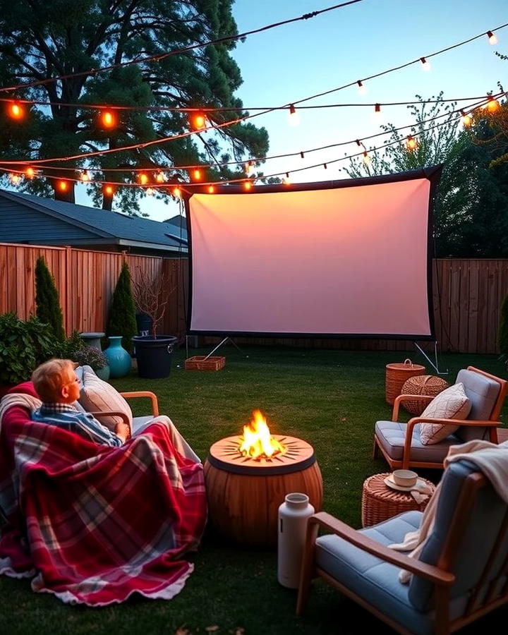 Install a Backyard Movie Screen