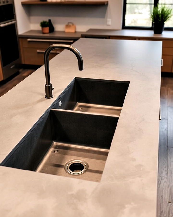 Integrated Sink Countertop