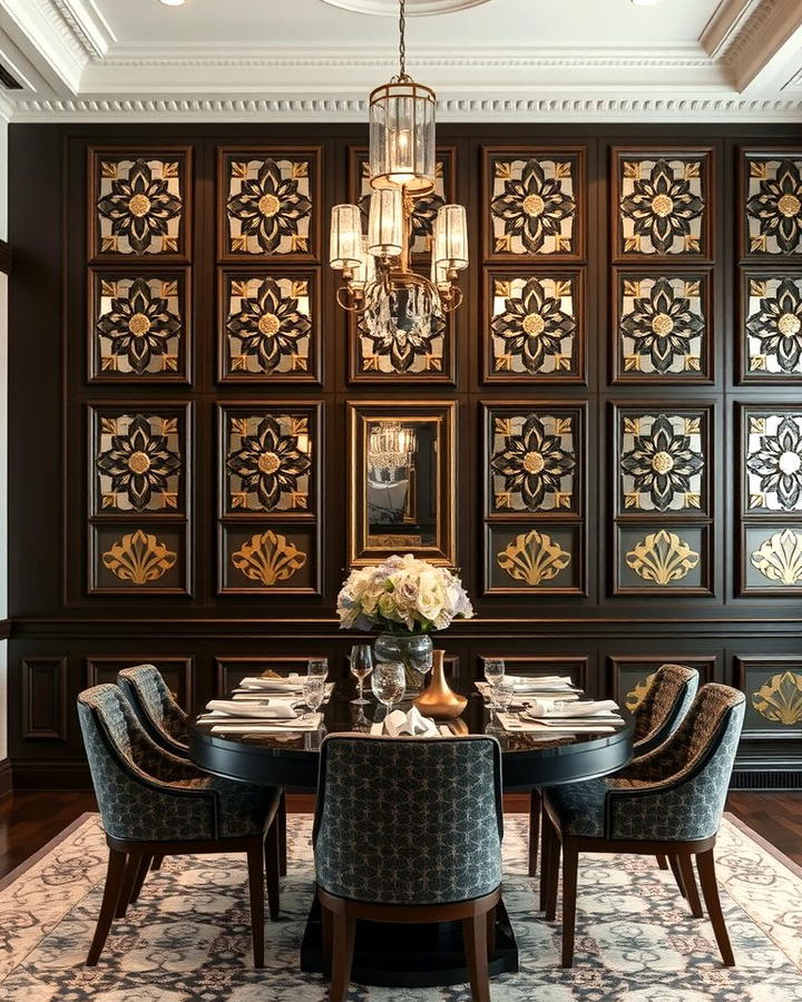 Intricate Wall Paneling