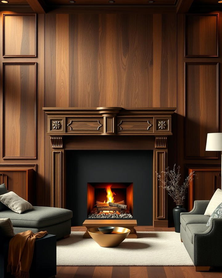 Intricate Wood Paneling