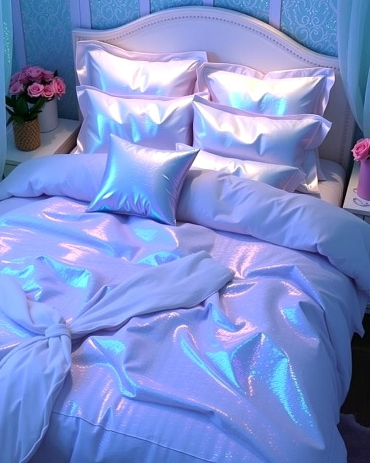 Iridescent Bedding and Pillows