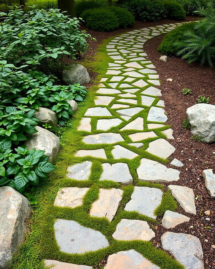 Irregular Stone Pathway