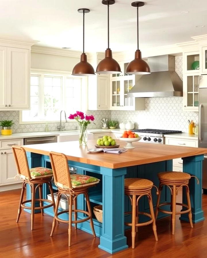 Island Inspired Kitchen Island