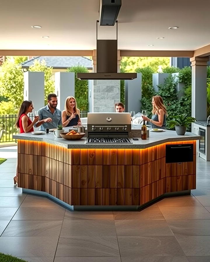 Island Style Grill Station