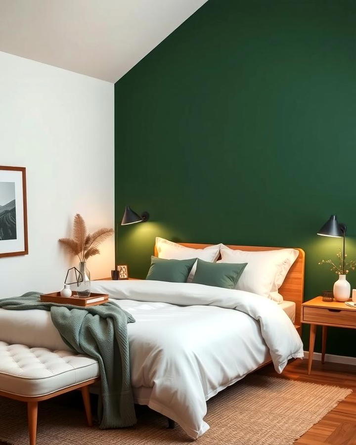 Jade Green Accent Wall