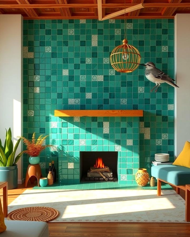 Jade Green Mosaic Tiles