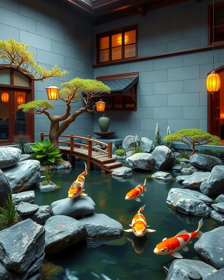 Japanese Inspired Koi Ponds