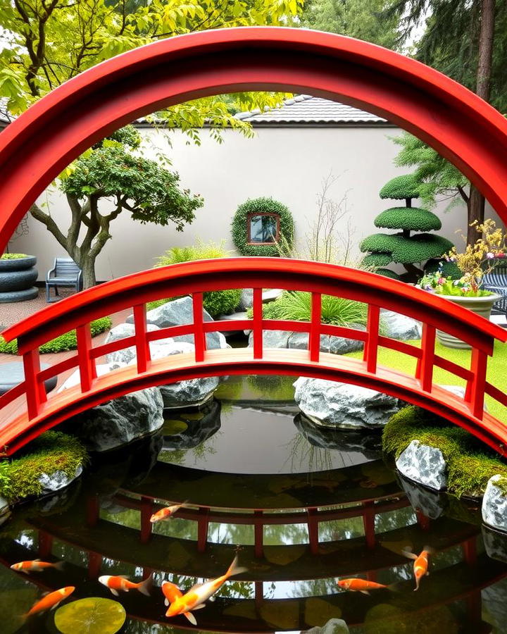 Japanese Style Arched Bridge